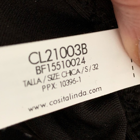 Cosita Linda Saboskirt size Small black and white bikini New with tags - Picture 8 of 8